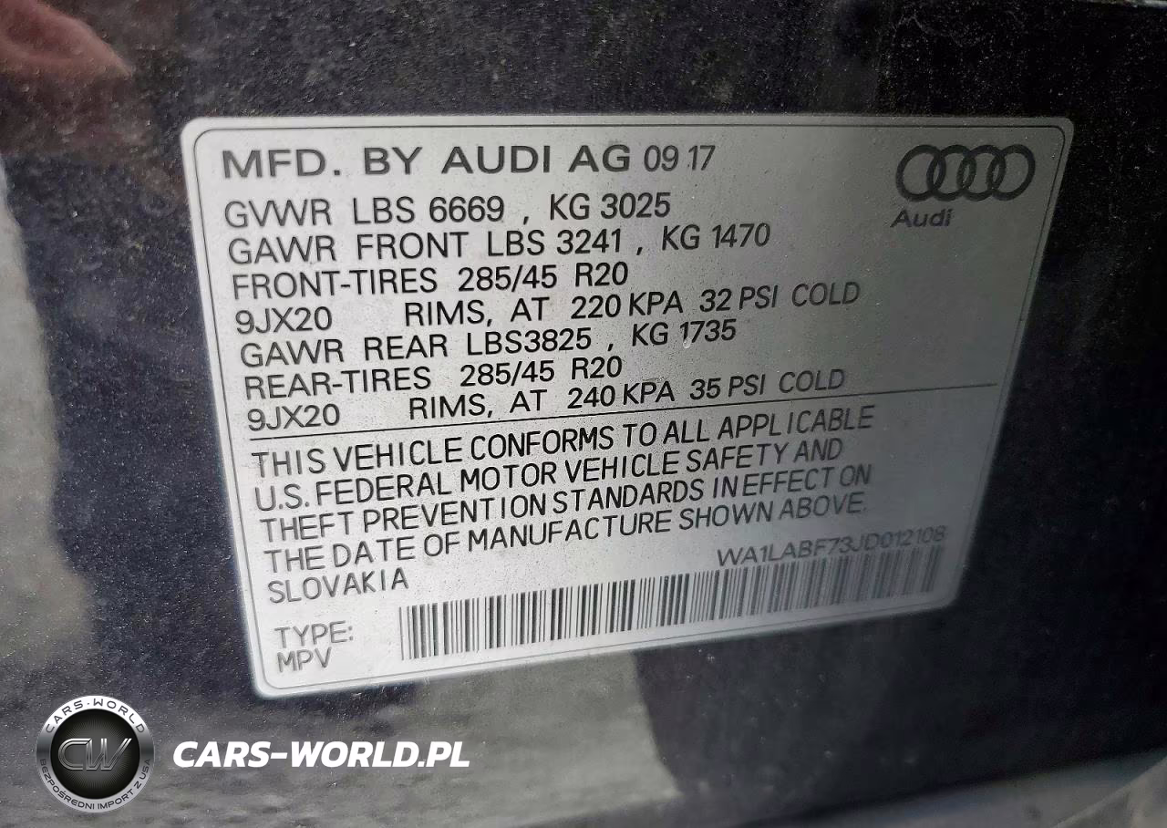 2018 Audi Q7 Premium Plus VIN:WA1LABF73JD012108 - 14