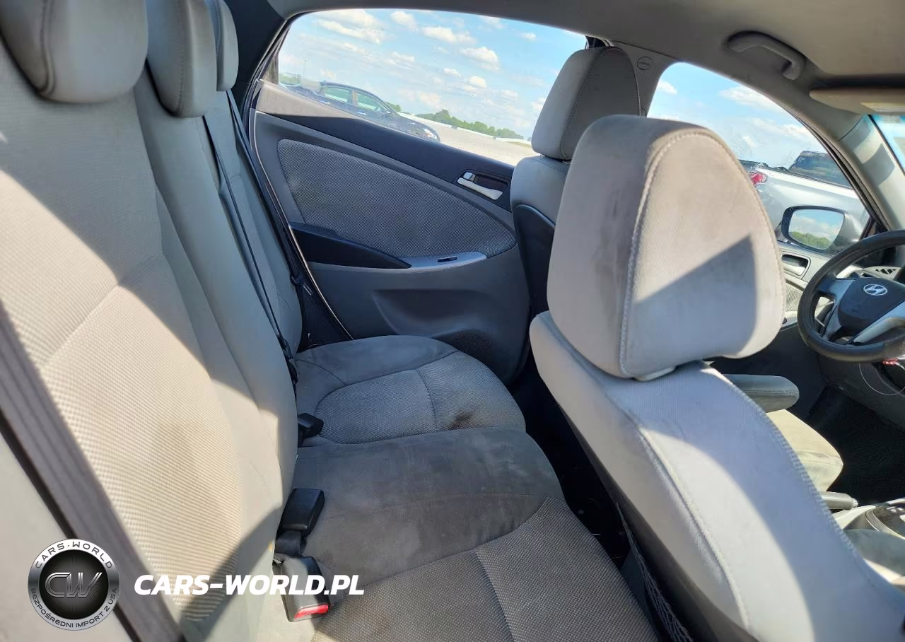 2012 Hyundai Accent Gls VIN:KMHCT4AE9CU242736 - 10