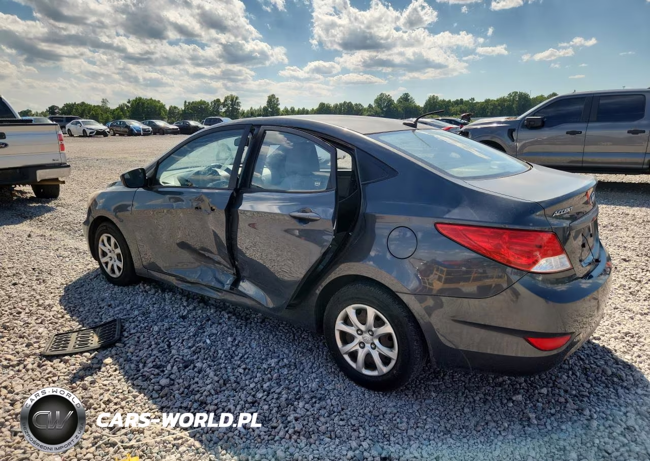2012 Hyundai Accent Gls VIN:KMHCT4AE9CU242736 - 2