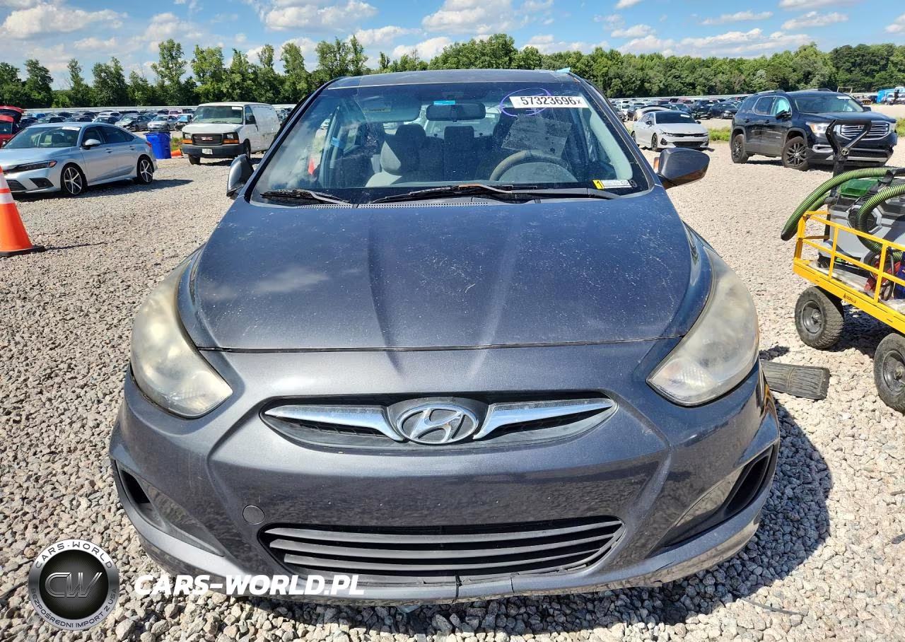 2012 Hyundai Accent Gls VIN:KMHCT4AE9CU242736 - 5