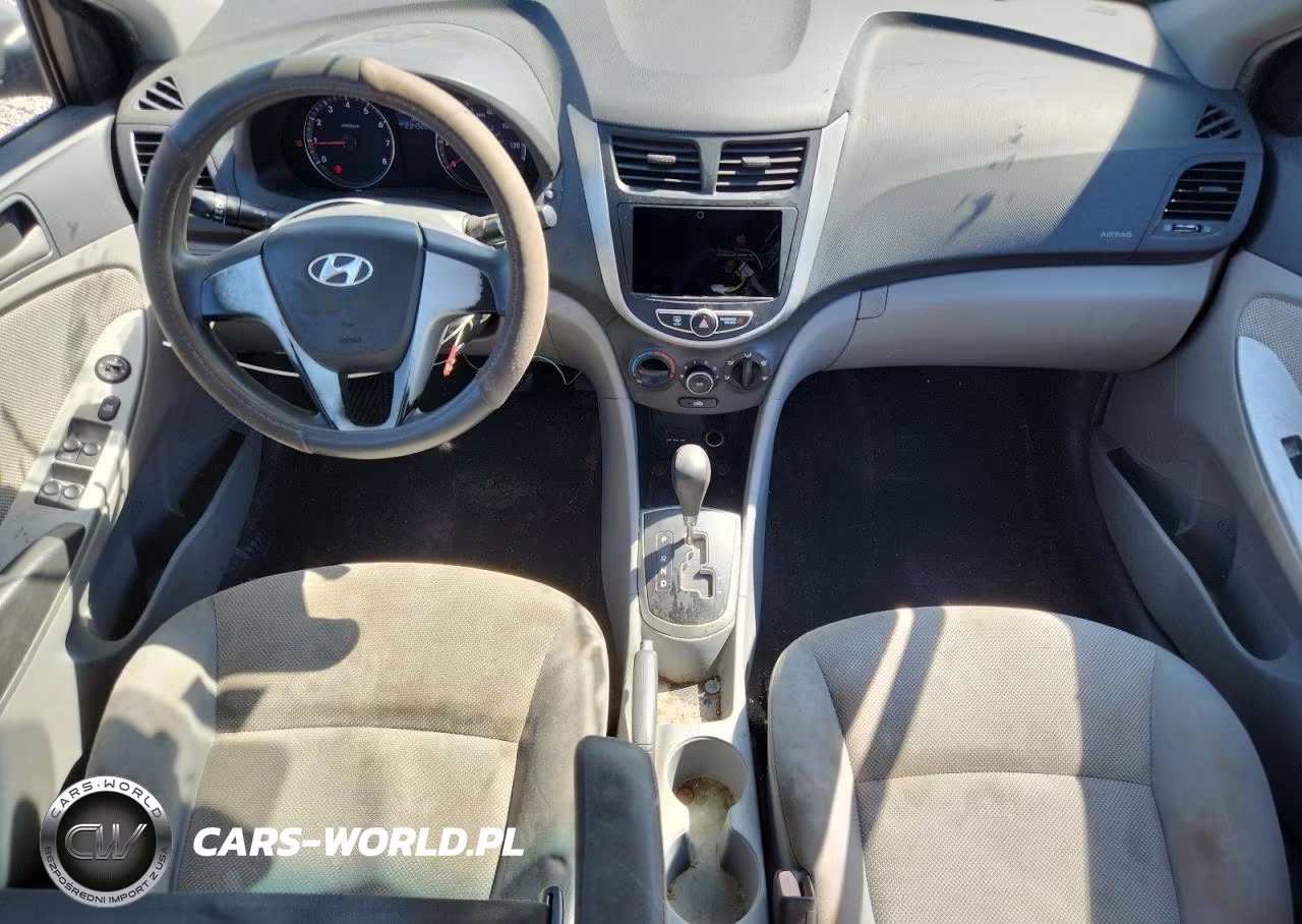 2012 Hyundai Accent Gls VIN:KMHCT4AE9CU242736 - 8
