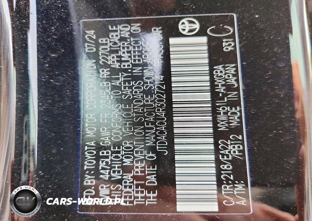 2024 Toyota Prius Prime Xse VIN:JTDACACU4R3027214 - 12