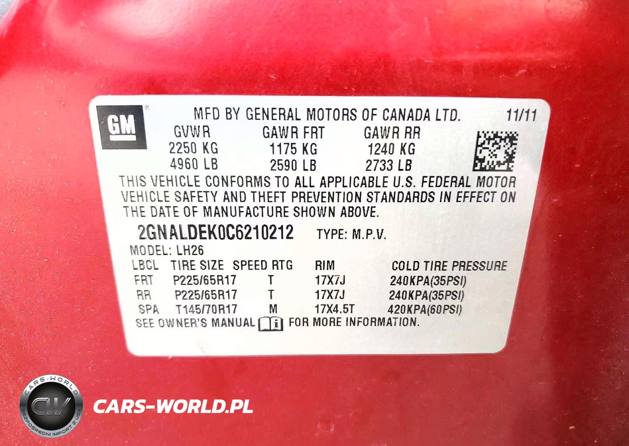2012 Chevrolet Equinox Lt VIN:2GNALDEK0C6210212 - 13