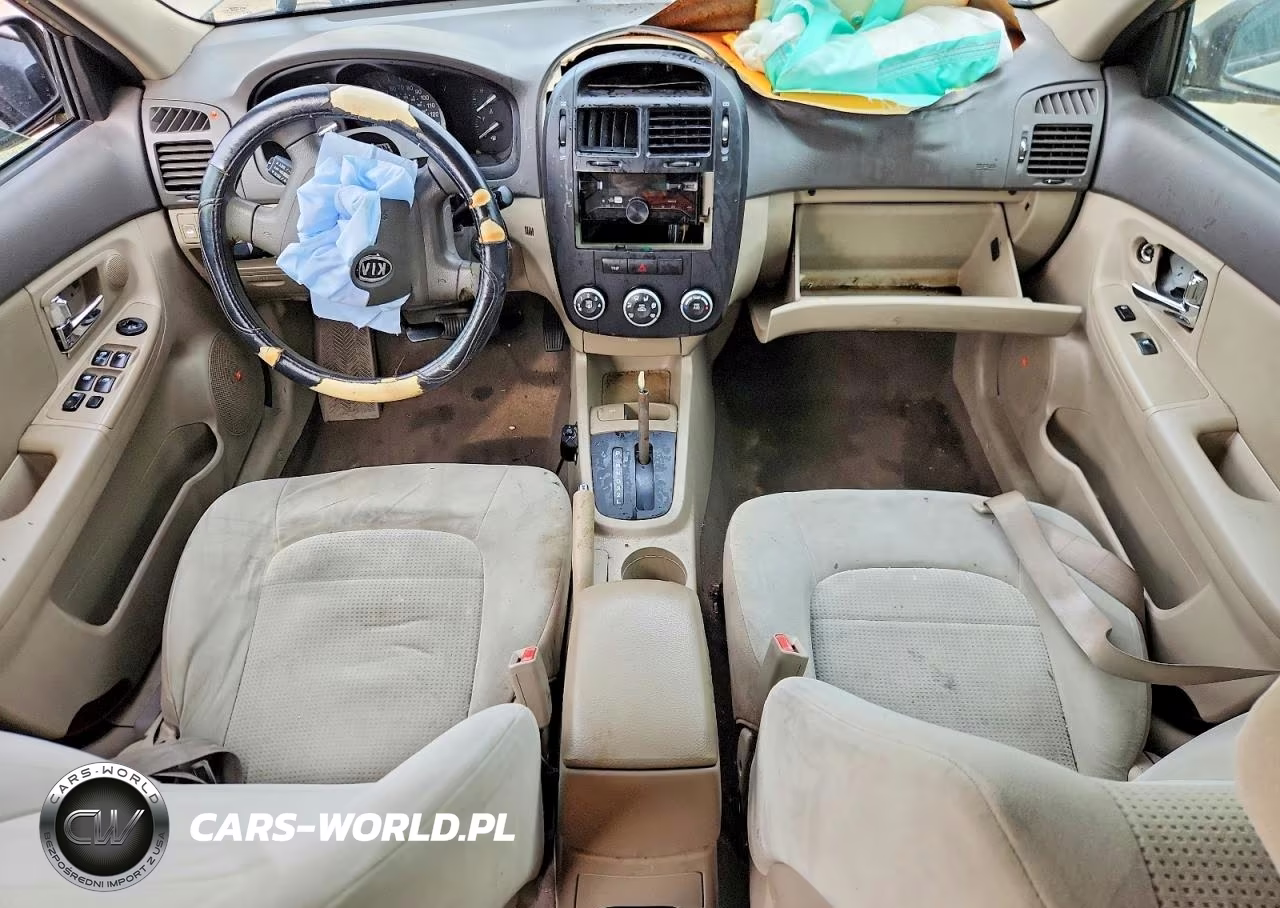 2009 Kia Spectra Lx VIN:KNAFE221695588447 - 8