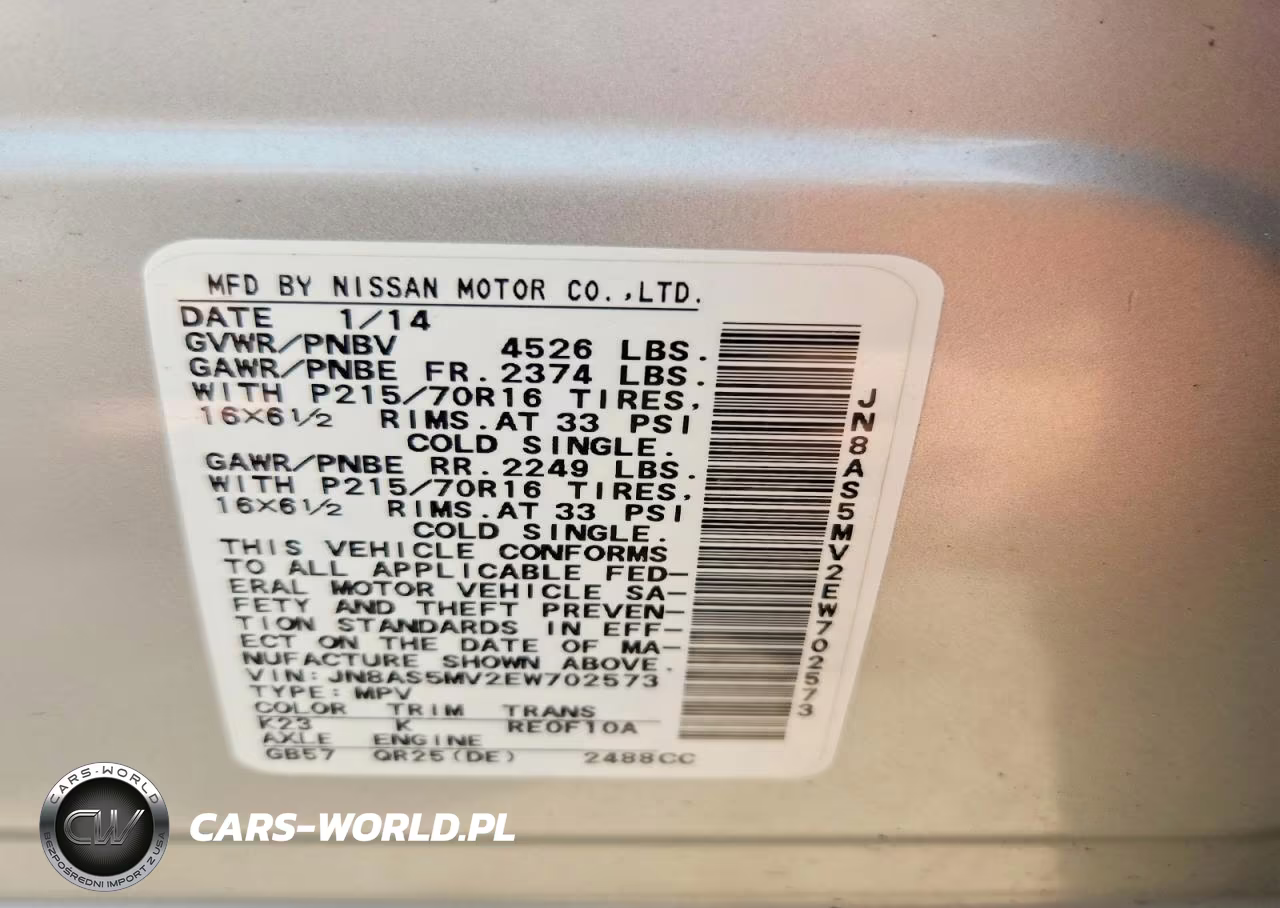 2014 Nissan Rogue Select S VIN:JN8AS5MV2EW702573 - 12