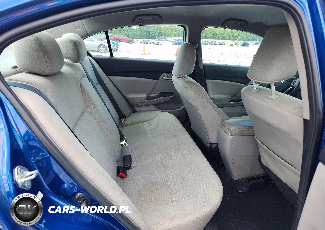2013 Honda Civic Lx VIN:19XFB2F50DE052230 - 10