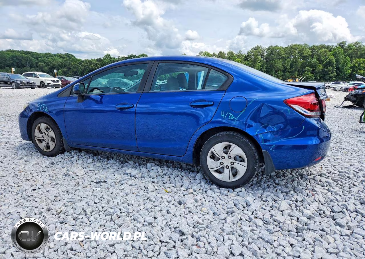 2013 Honda Civic Lx VIN:19XFB2F50DE052230 - 2
