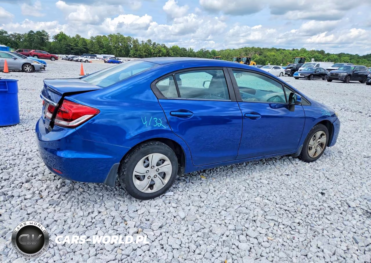 2013 Honda Civic Lx VIN:19XFB2F50DE052230 - 3