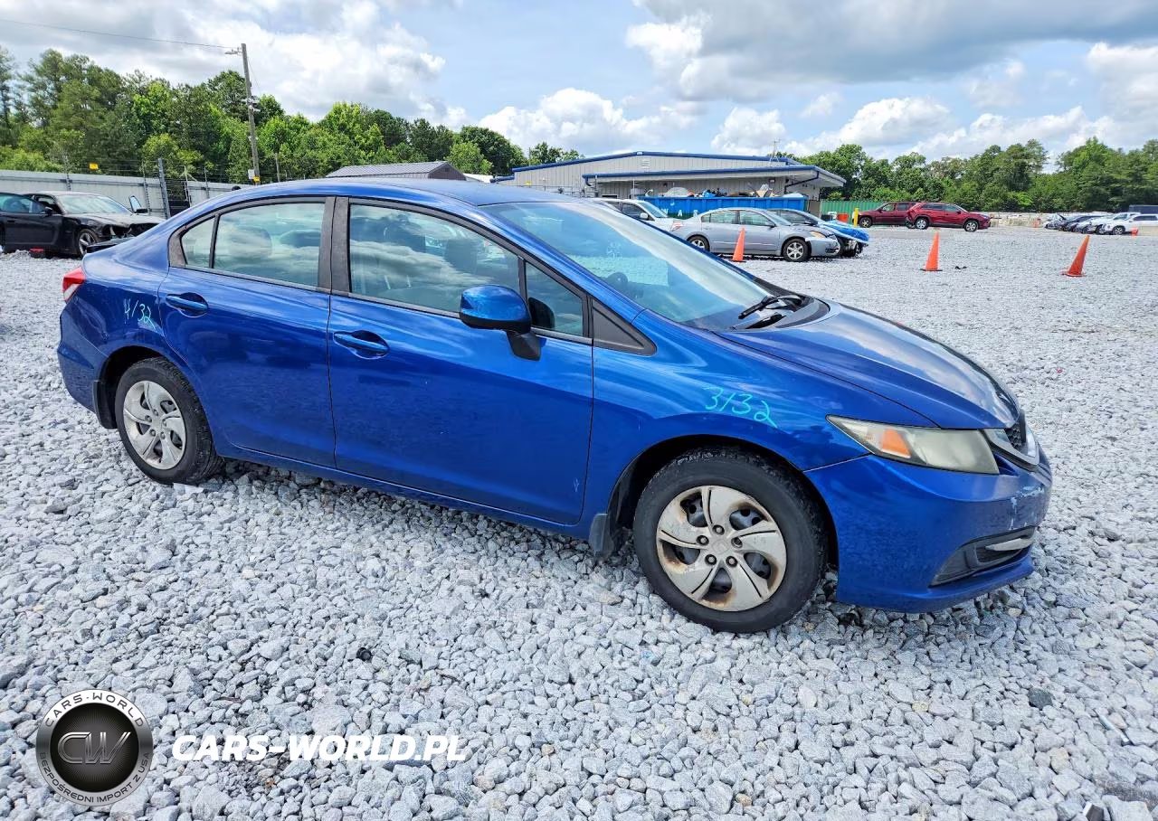 2013 Honda Civic Lx VIN:19XFB2F50DE052230 - 4
