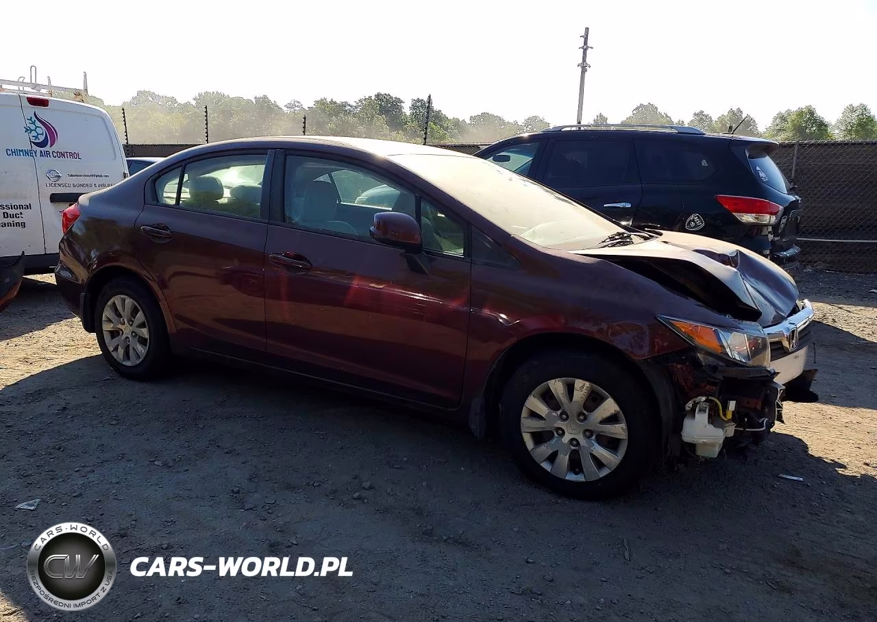 2012 Honda Civic Lx VIN:19XFB2F54CE061737 - 4