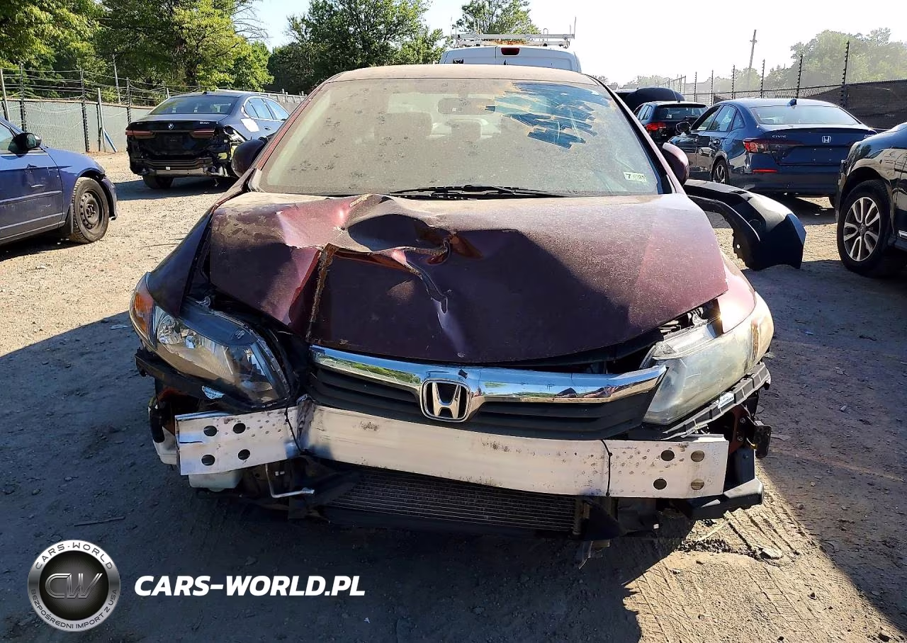 2012 Honda Civic Lx VIN:19XFB2F54CE061737 - 5