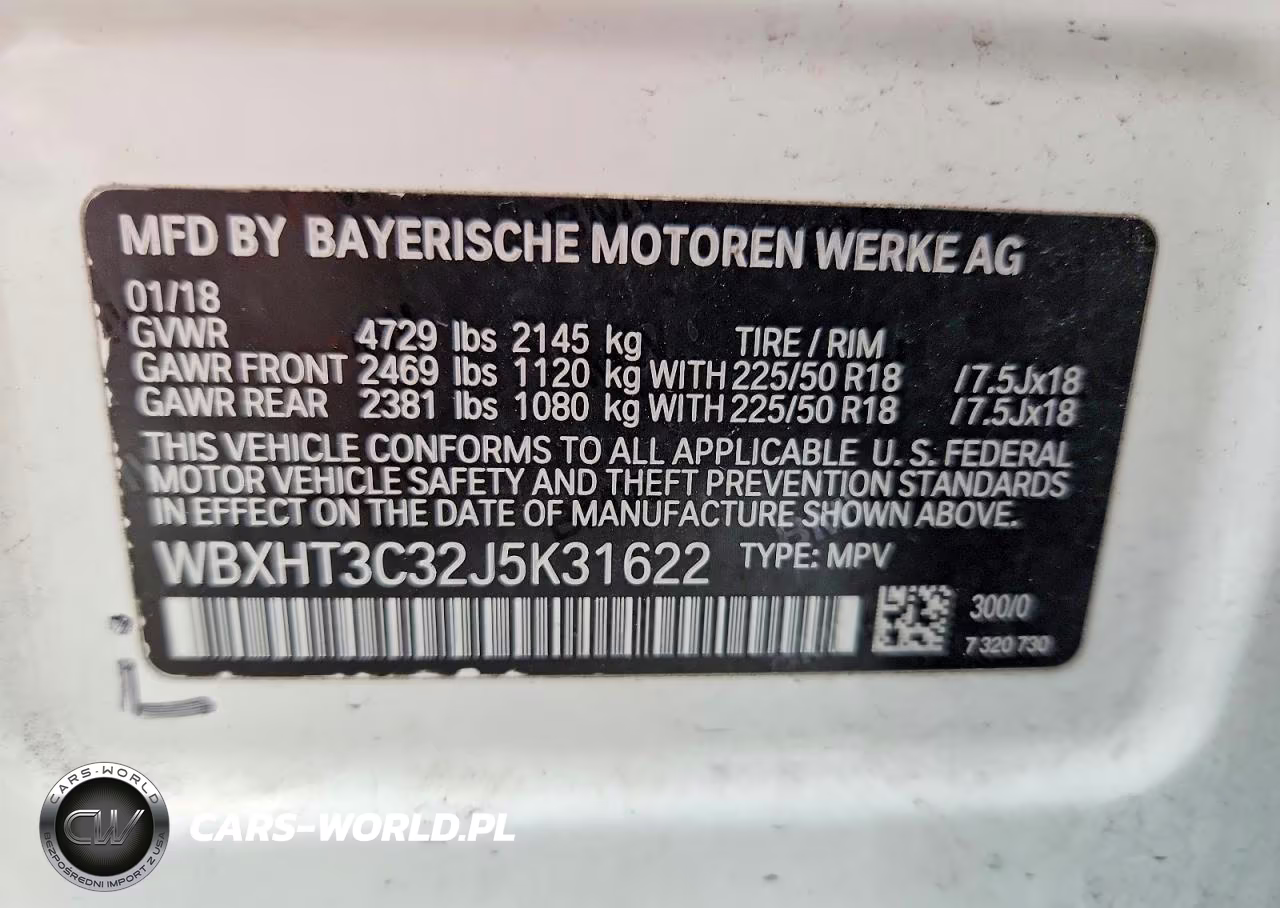 2018 BMW X1 xDrive28I VIN:WBXHT3C32J5K31622 - 13