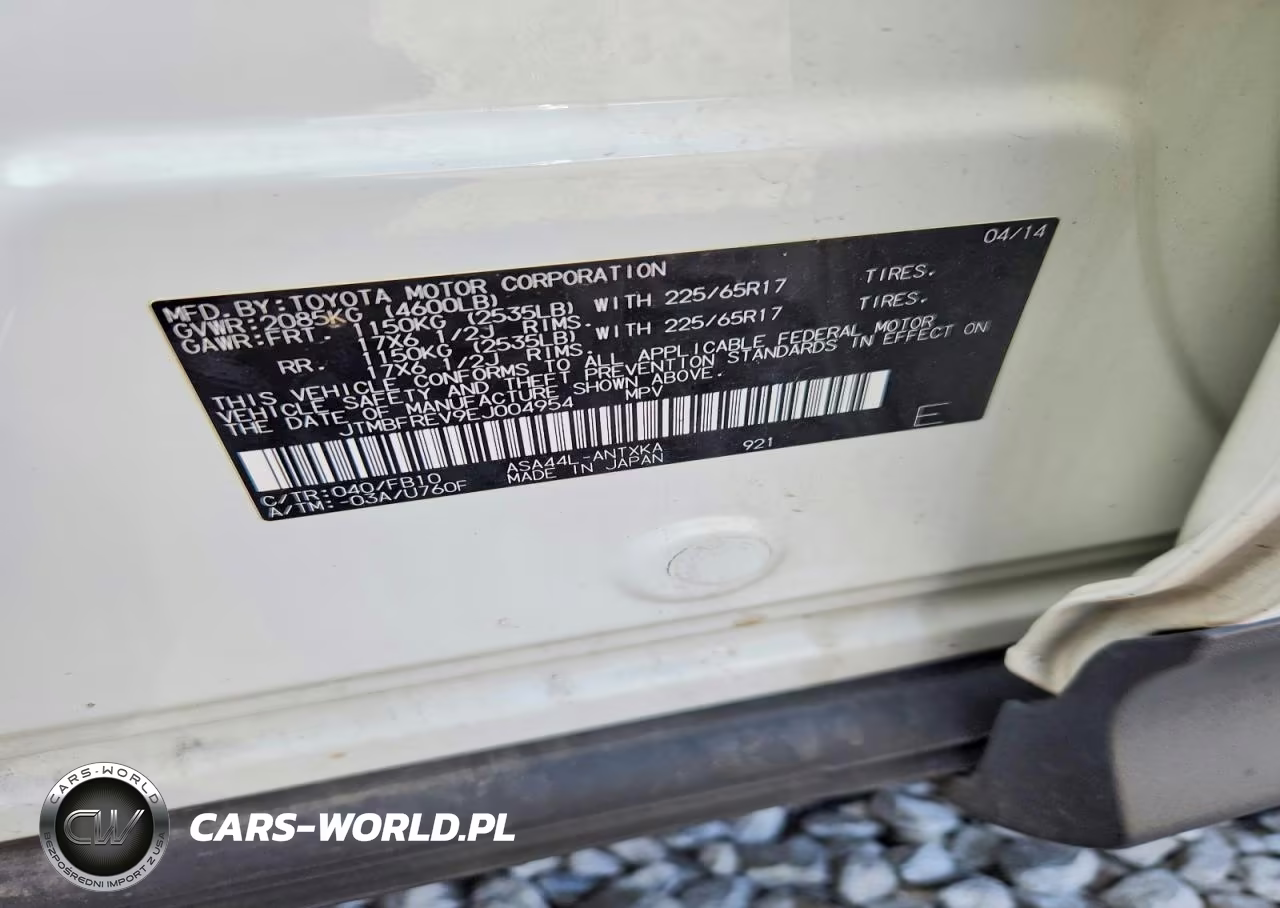 2014 Toyota Rav4 Le VIN:JTMBFREV9EJ004954 - 13