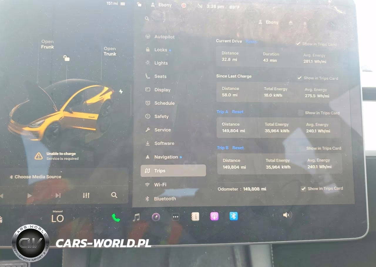 2022 Tesla Model 3 VIN:5YJ3E1EB1NF315154 - 9