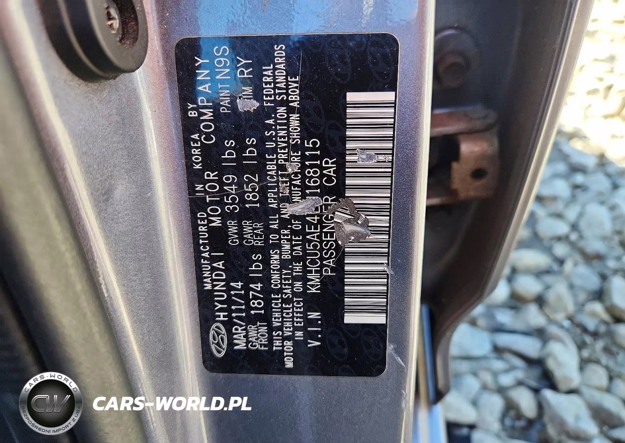 2014 Hyundai Accent Se VIN:KMHCU5AE4EU168115 - 12