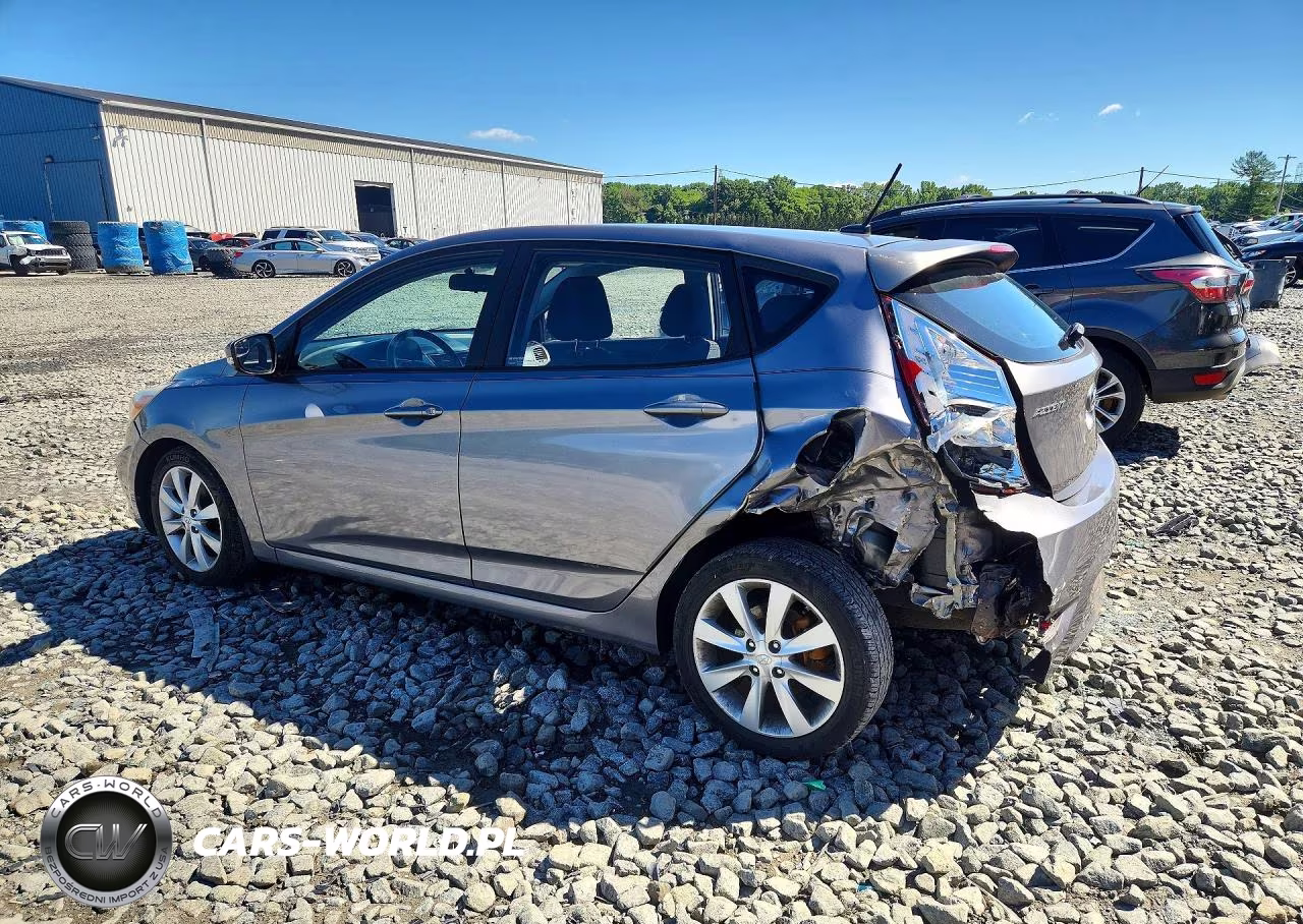 2014 Hyundai Accent Se VIN:KMHCU5AE4EU168115 - 2