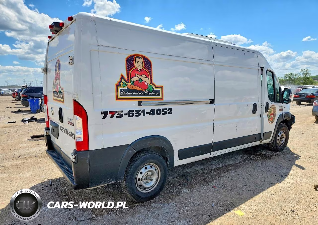 2022 Ram Promaster 2500 Refrigerated Delivery Van VIN:3C6LRVDGXNE108946 - 3