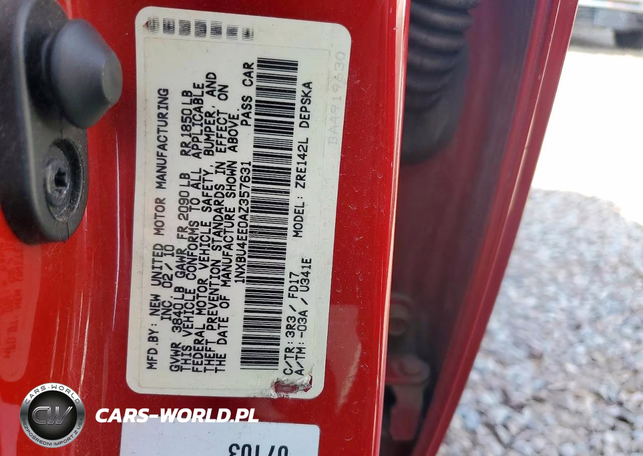 2010 Toyota Corolla S VIN:1NXBU4EE0AZ357631 - 12