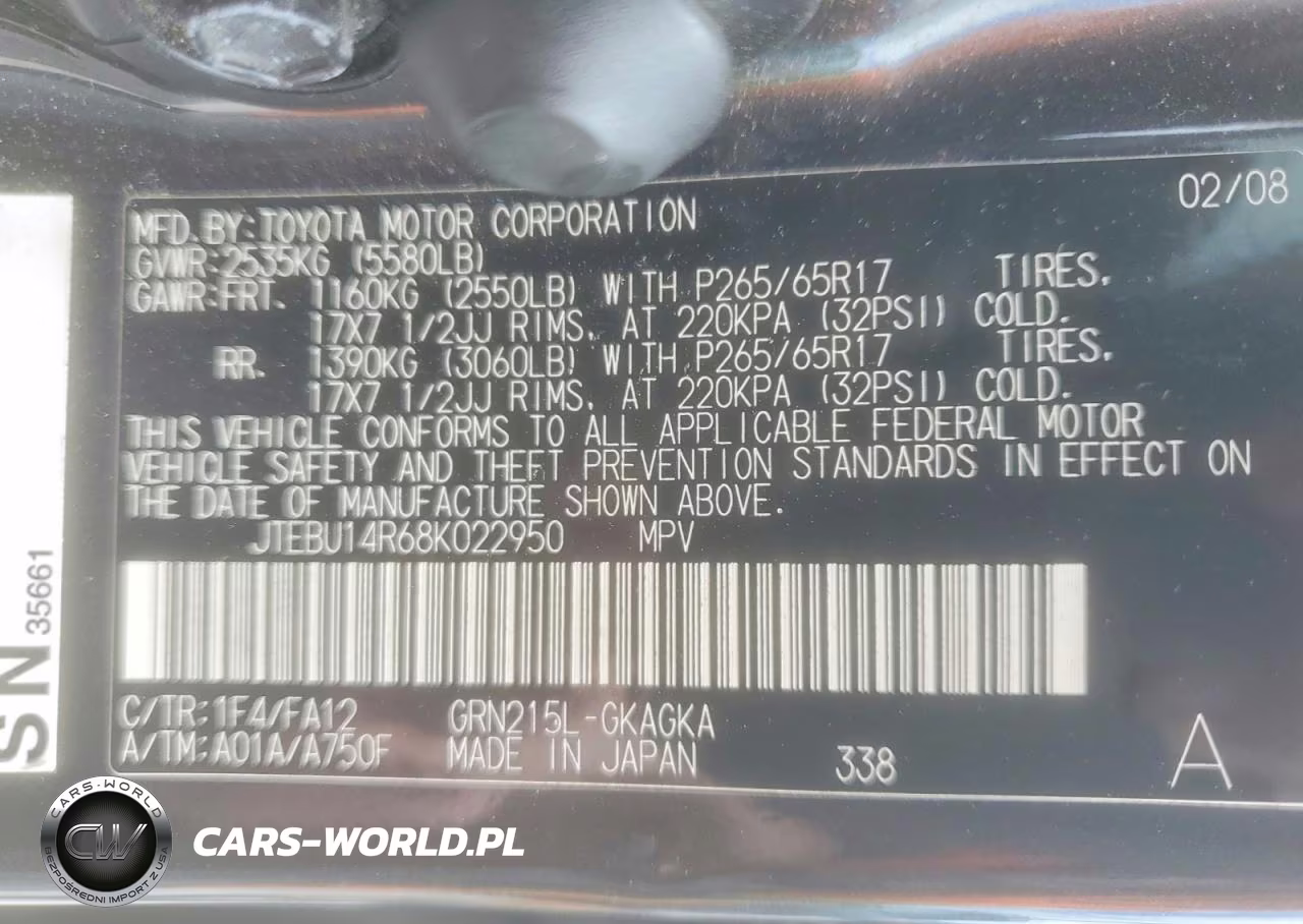 2008 Toyota 4Runner Sr5 VIN:JTEBU14R68K022950 - 13