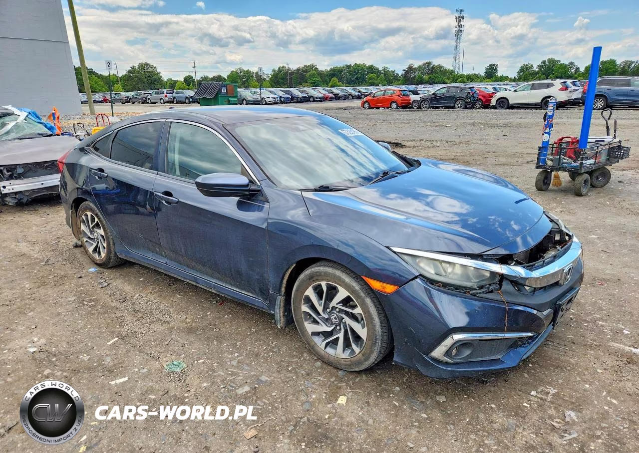 2019 Honda Civic Lx VIN:2HGFC2F6XKH555899 - 4