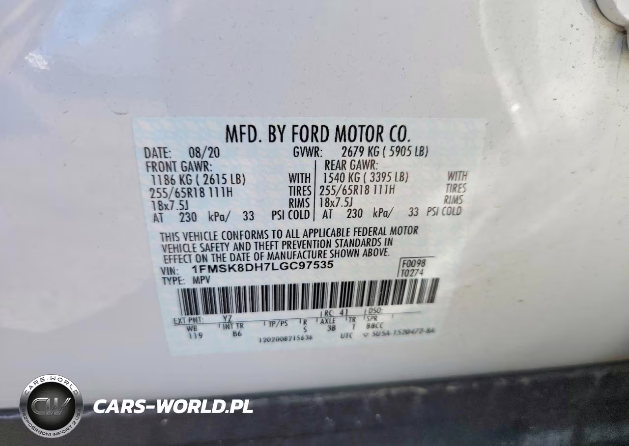 2020 Ford Explorer Xlt VIN:1FMSK8DH7LGC97535 - 13