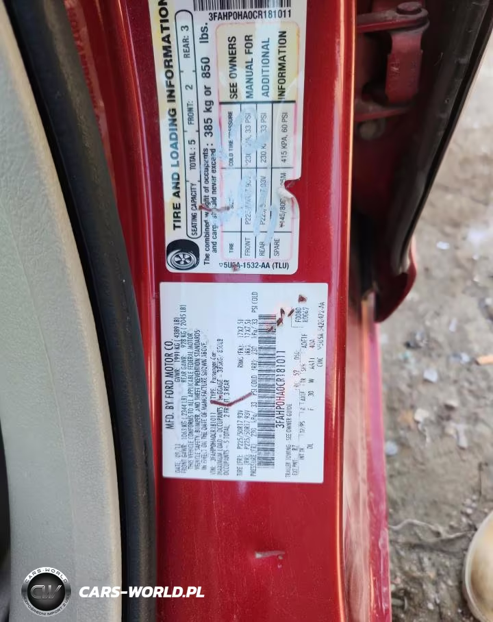 2012 Ford Fusion Se VIN:3FAHP0HA0CR181011 - 12