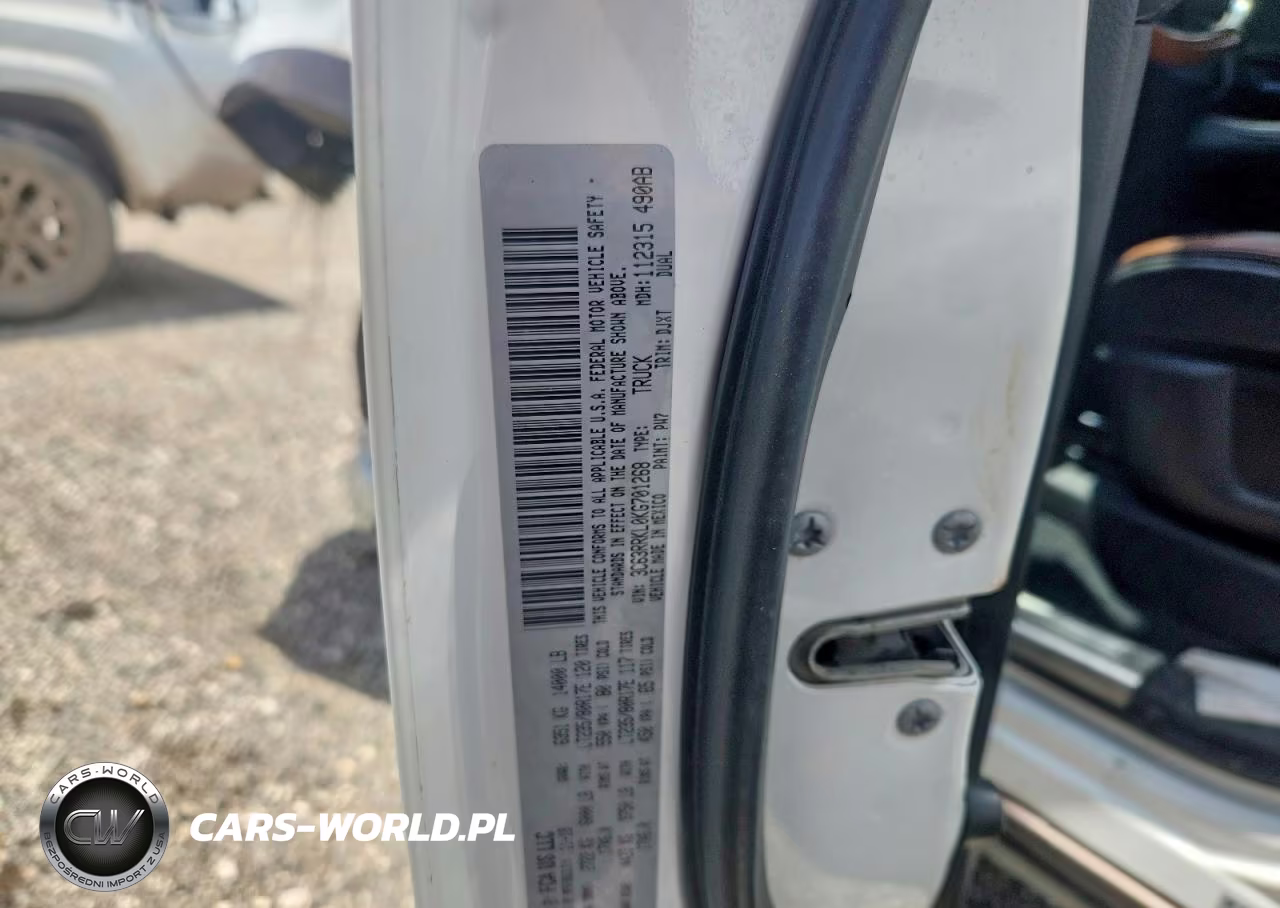 2019 Ram 3500 Longhorn VIN:3C63RRKL0KG701268 - 13