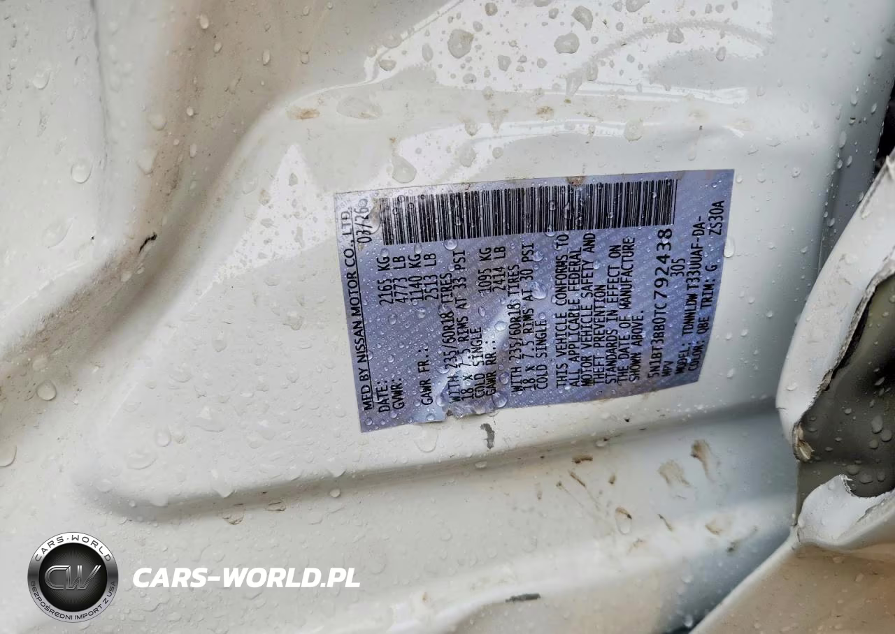 2026 Nissan Rogue Sv VIN:5N1BT3BB0TC792438 - 12