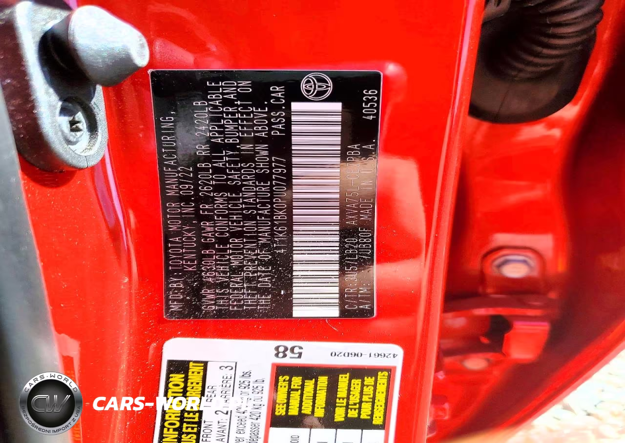 2023 Toyota Camry Xse VIN:4T1K61BK0PU077977 - 12