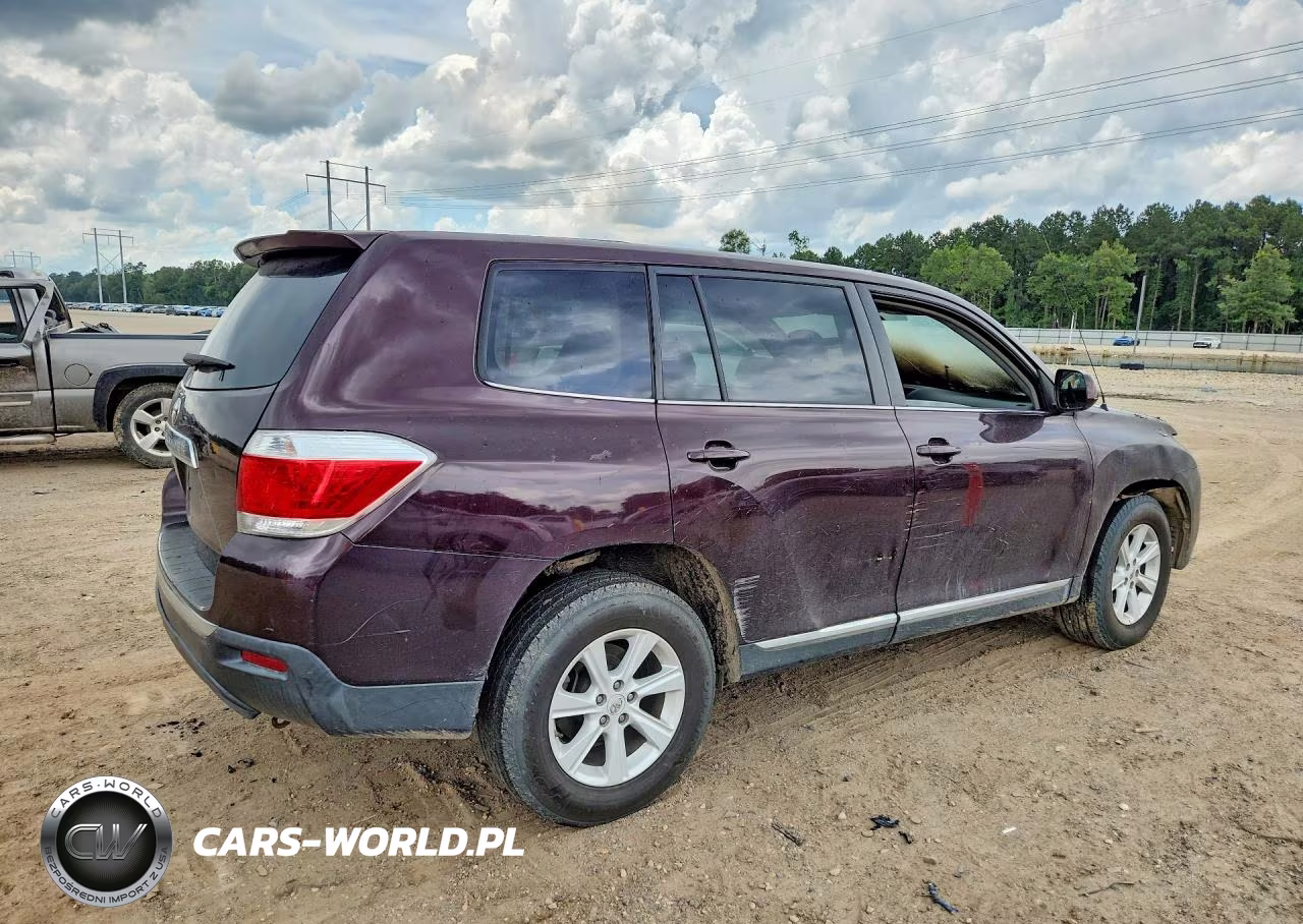 2012 Toyota Highlander Base VIN:5TDZA3EH9CS028756 - 3