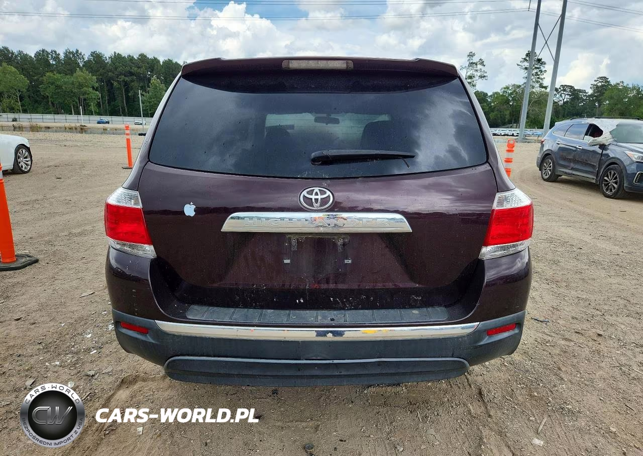 2012 Toyota Highlander Base VIN:5TDZA3EH9CS028756 - 6