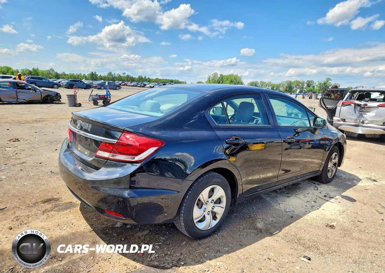 2013 Honda Civic Lx VIN:19XFB2F57DE093969 - 3