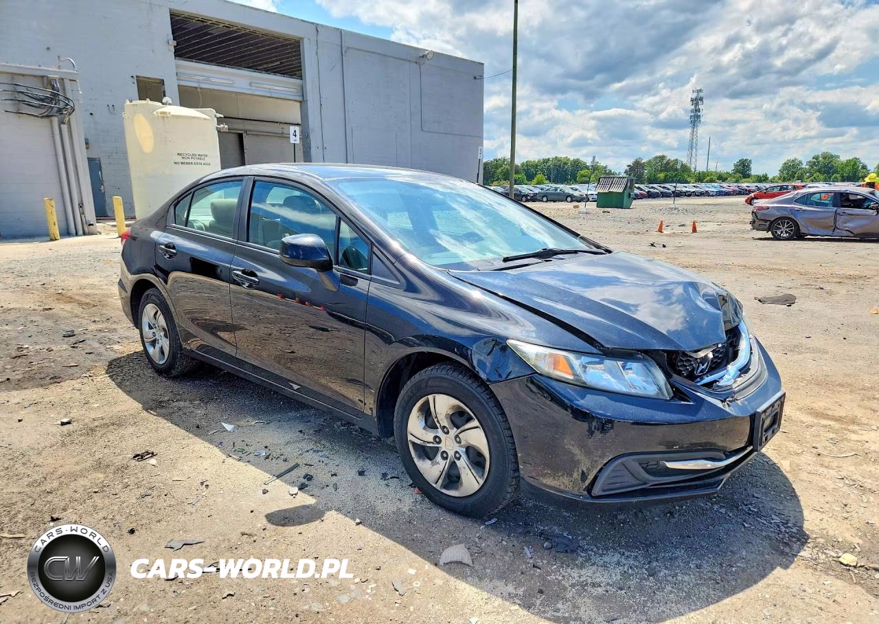 2013 Honda Civic Lx VIN:19XFB2F57DE093969 - 4