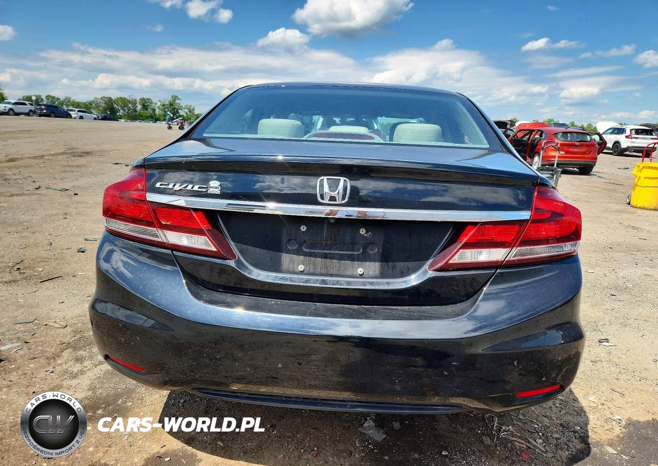 2013 Honda Civic Lx VIN:19XFB2F57DE093969 - 6