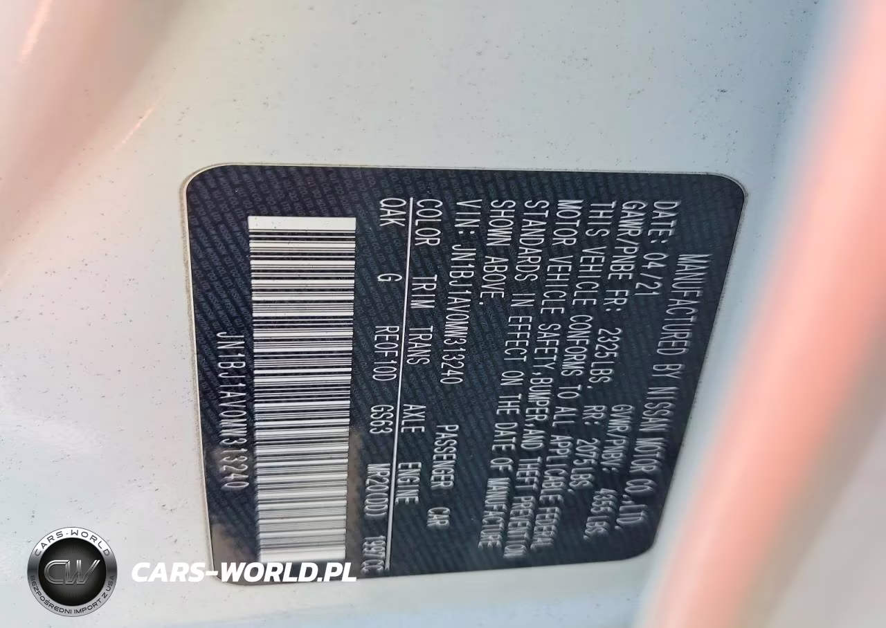 2021 Nissan Rogue Sport S VIN:JN1BJ1AV0MW313240 - 14