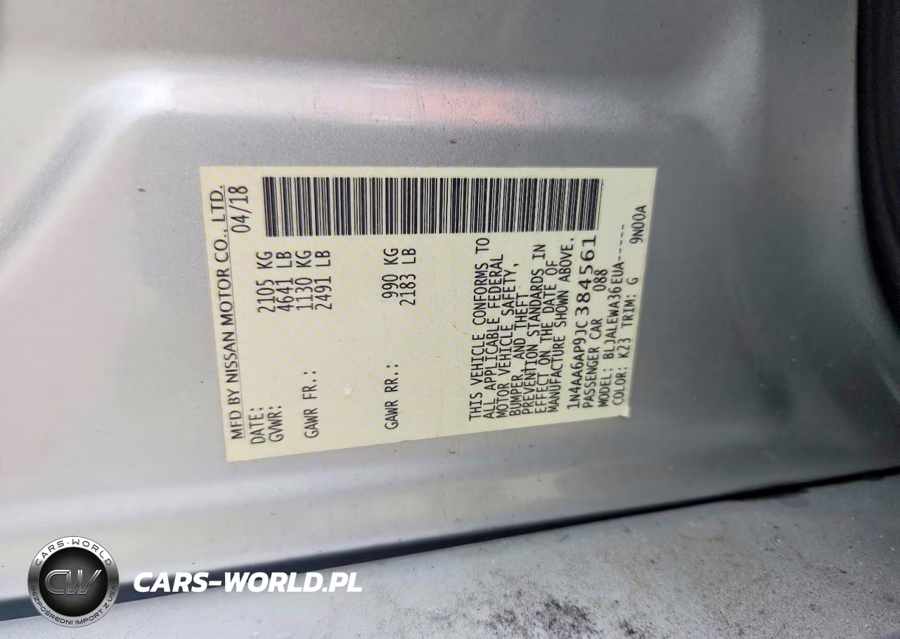 2018 Nissan Maxima 3.5 Sl VIN:1N4AA6AP9JC384561 - 13