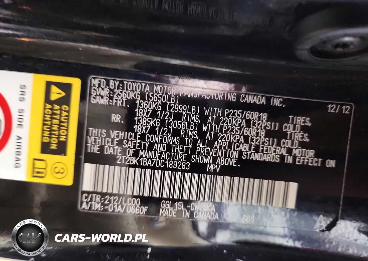 2013 Lexus Rx 350 Base VIN:2T2BK1BA7DC189283 - 12