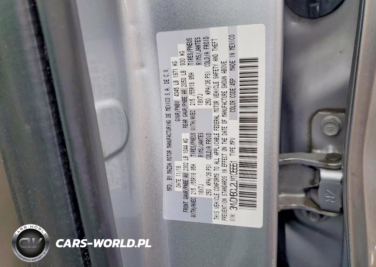 2020 Mazda Cx-30 VIN:3MVDMBCL2LM105551 - 13