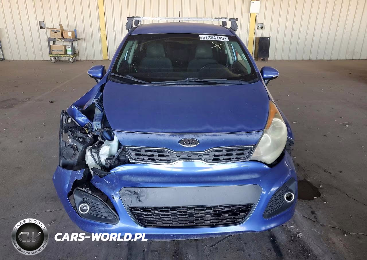 2012 Kia Rio 5-Door Sx VIN:KNADN5A34C6094147 - 5