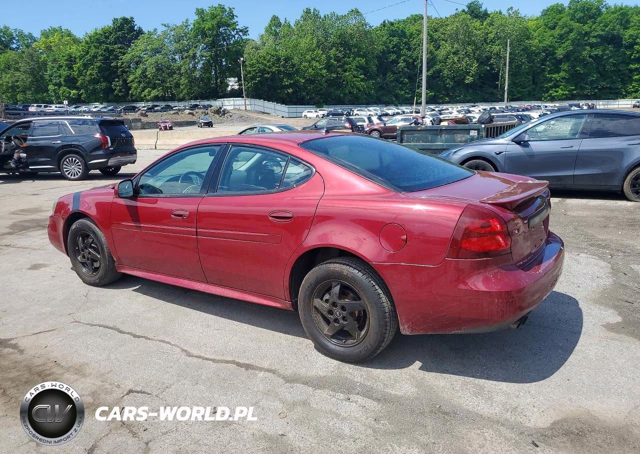 2004 Pontiac Grand Prix Gt2 VIN:2G2WS522141286357 - 2