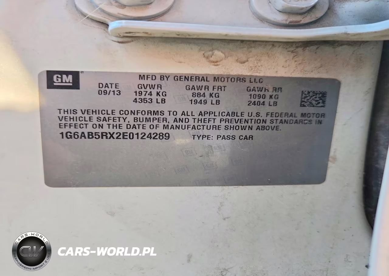2014 Cadillac Ats Luxury VIN:1G6AB5RX2E0124289 - 12