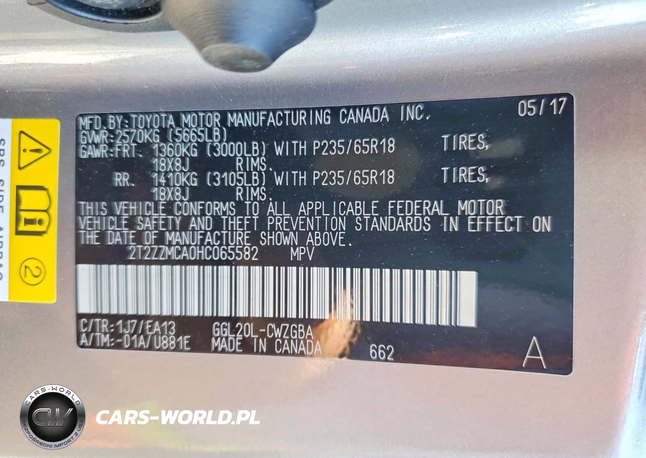 2017 Lexus Rx 350 Base VIN:2T2ZZMCA0HC065582 - 13