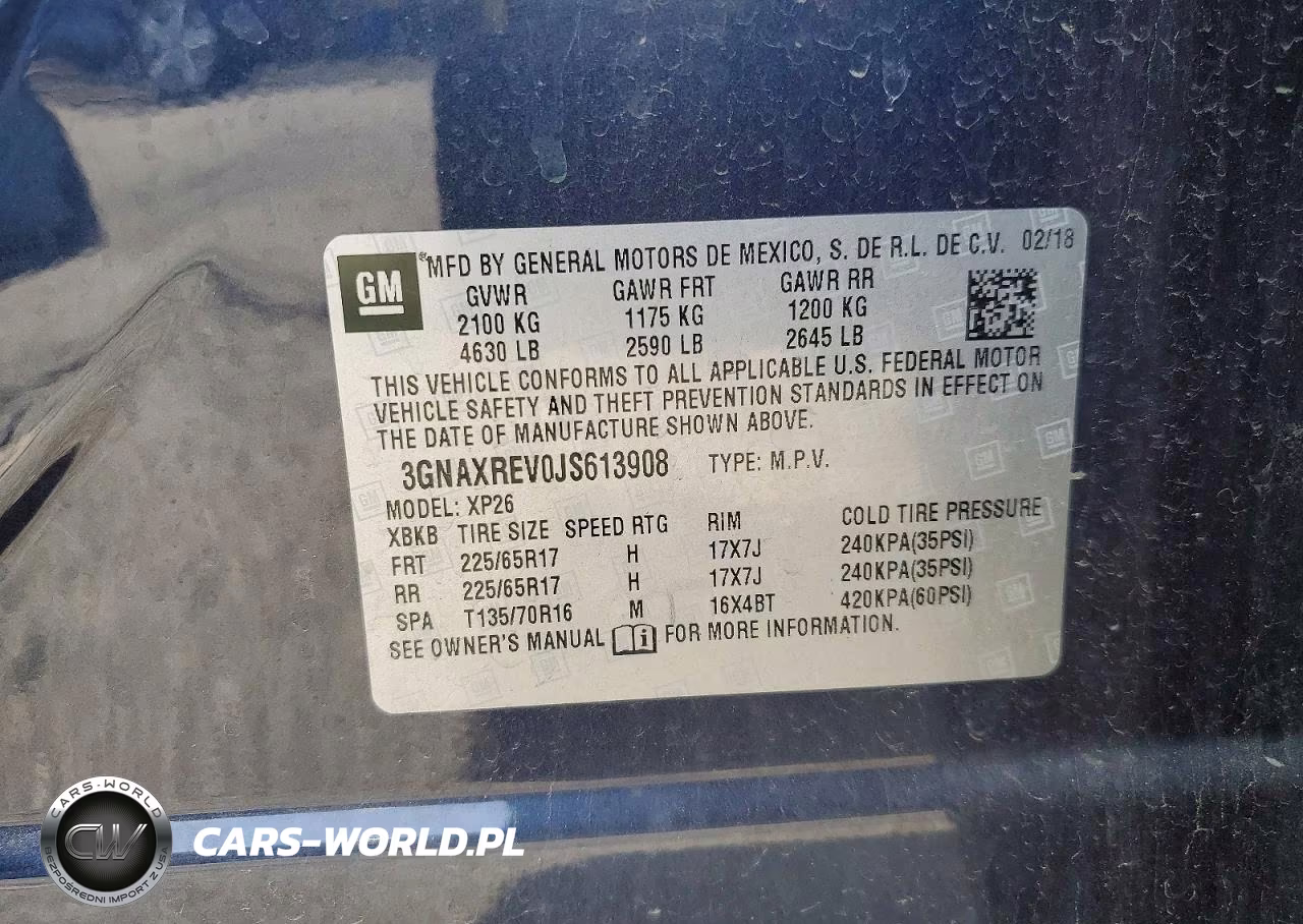 2018 Chevrolet Equinox Ls VIN:3GNAXREV0JS613908 - 13
