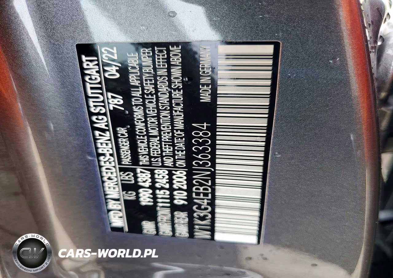 2022 Mercedes-Benz A 220 VIN:W1K3G4EB2NJ363384 - 12