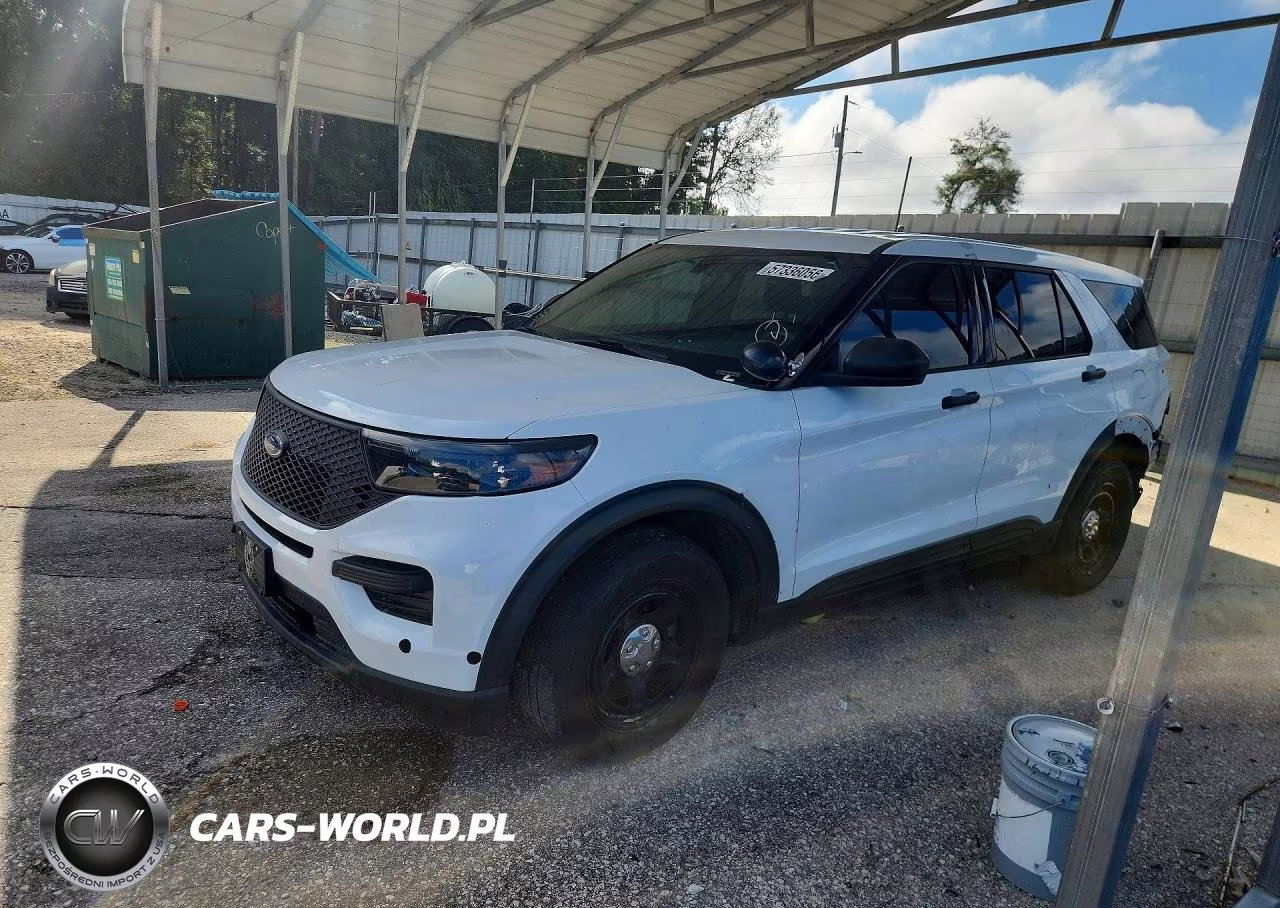 2021 Ford Explorer Police Interceptor VIN:1FM5K8AW8MNA20308 - 1