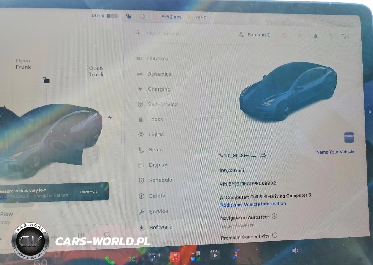 2023 Tesla Model 3 VIN:5YJ3E1EA9PF569902 - 9