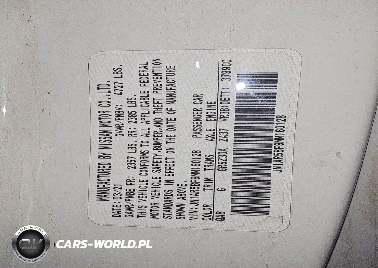 2021 Nissan Gt-R Premium VIN:JN1AR5BF9MM160128 - 12