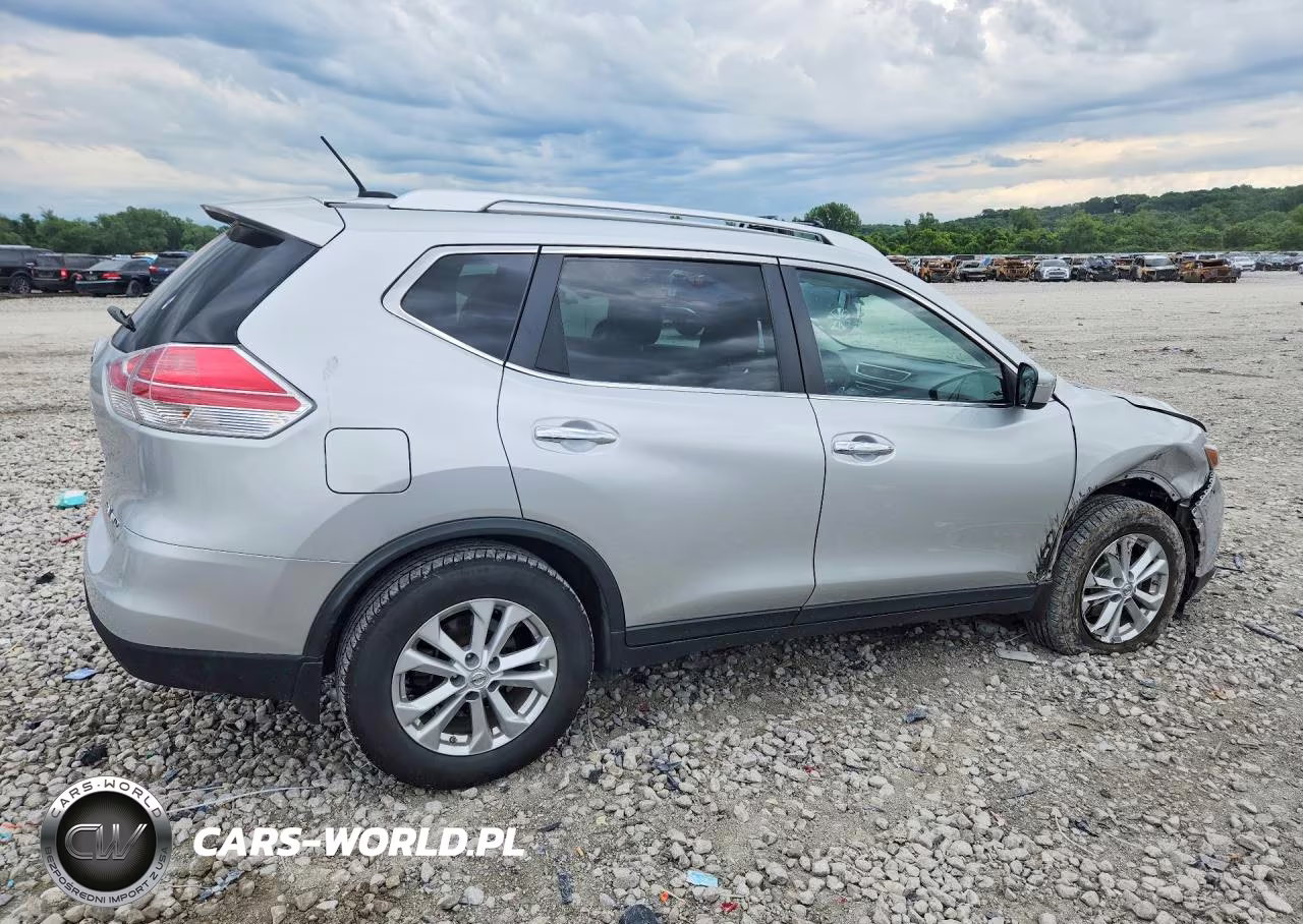 2015 Nissan Rogue Sv VIN:KNMAT2MV2FP502943 - 3