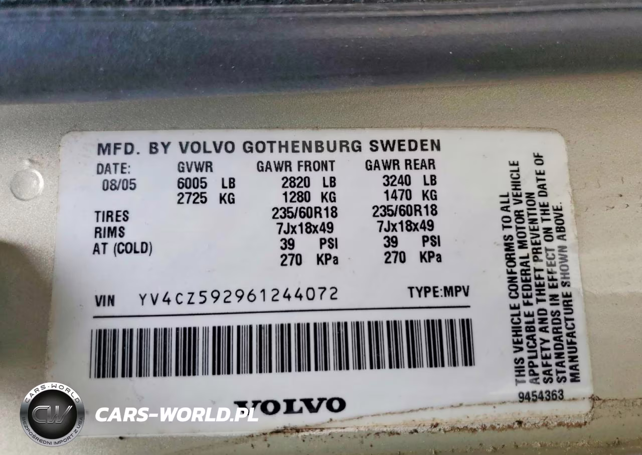 2006 Volvo Xc90 VIN:YV4CZ592961244072 - 13