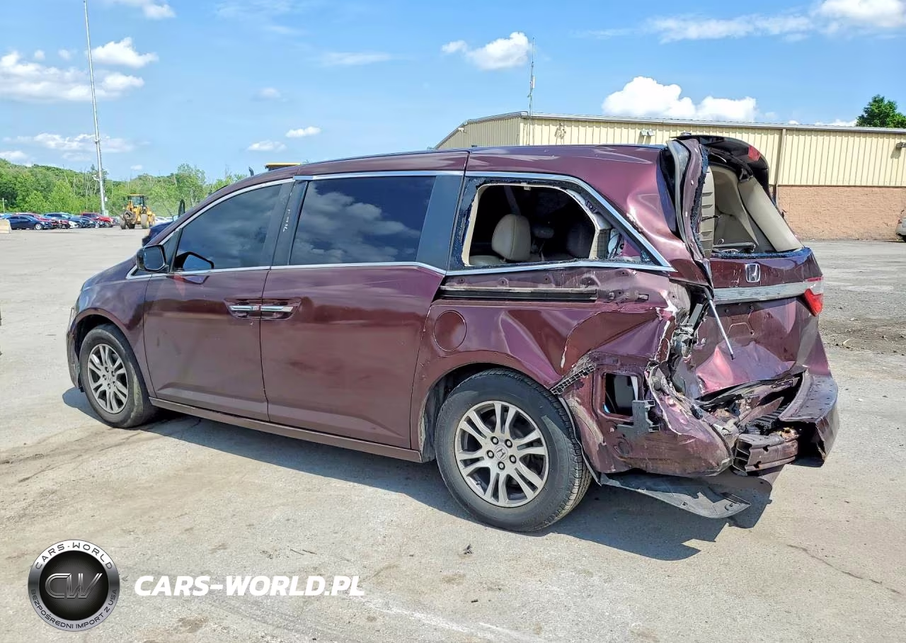 2011 Honda Odyssey Exl VIN:5FNRL5H62BB016662 - 2